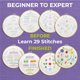 thumbnail image 4 of Kit de bordado Craftwiz Starter Set para principiantes con 29 puntadas, 4 of 8