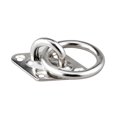 thumbnail image 1 of mmirethe Stainless Steel Hook Boat Yacht Ring Plate Square Round Fixed Loop Hardware Eye Hanging Deck Durable Accessory, 1 of 7