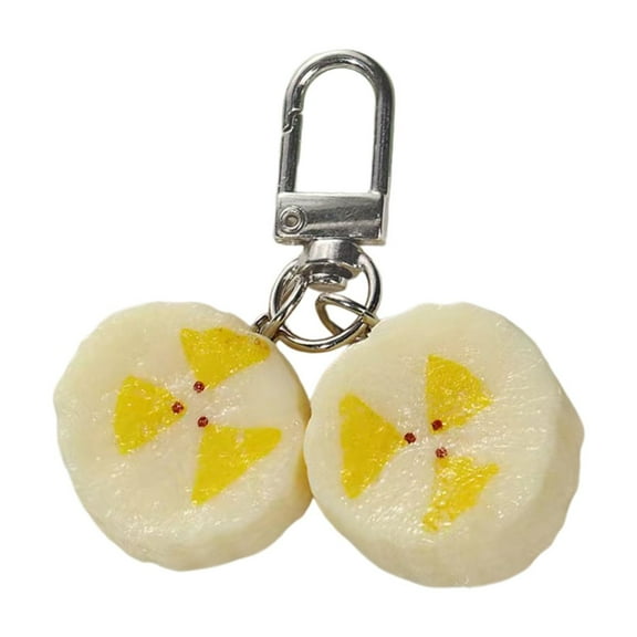 Qholemyo Adorable Fruit Keychain - Cute Keychain for Backpacks, Keychain Gifts for Couples & Keychain Accessories