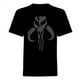 thumbnail image 1 of Star Wars: The Mandalorian - Camiseta Efecto Envejecido para Adultos Unisex (Negro), 1 of 2