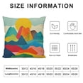 thumbnail image 5 of ONETECH Throw Pillow Covers  Decorative Square Boho Abstract Pillow Cases  Farmhouse Sunset Cushion Covers for Sofa Couch Home Decoration, 5 of 5