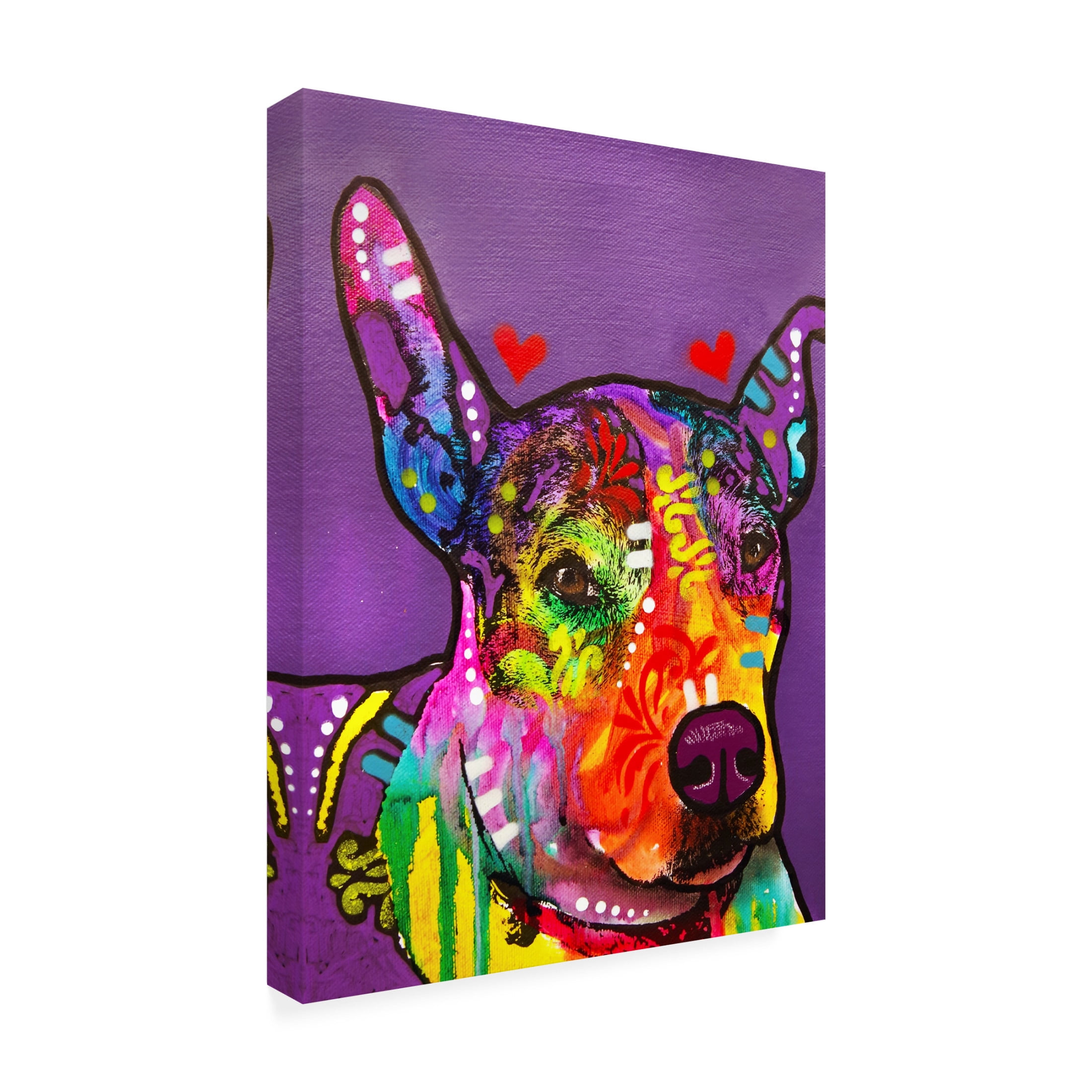 Canvas Wall Art - Dean Russo 'Blaze' Wall Art for Living Room, Bedroom, or Office Décor by Trademark Fine Art - 35 x 47 Inches