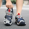 thumbnail image 5 of Ketyyh-chn99 Boys Sandals Boys Hiking Sandals Boys Sandals Boys Girls Sport Water Sandals Closed-Toe Outdoor Size for US 2,Blue, 5 of 9
