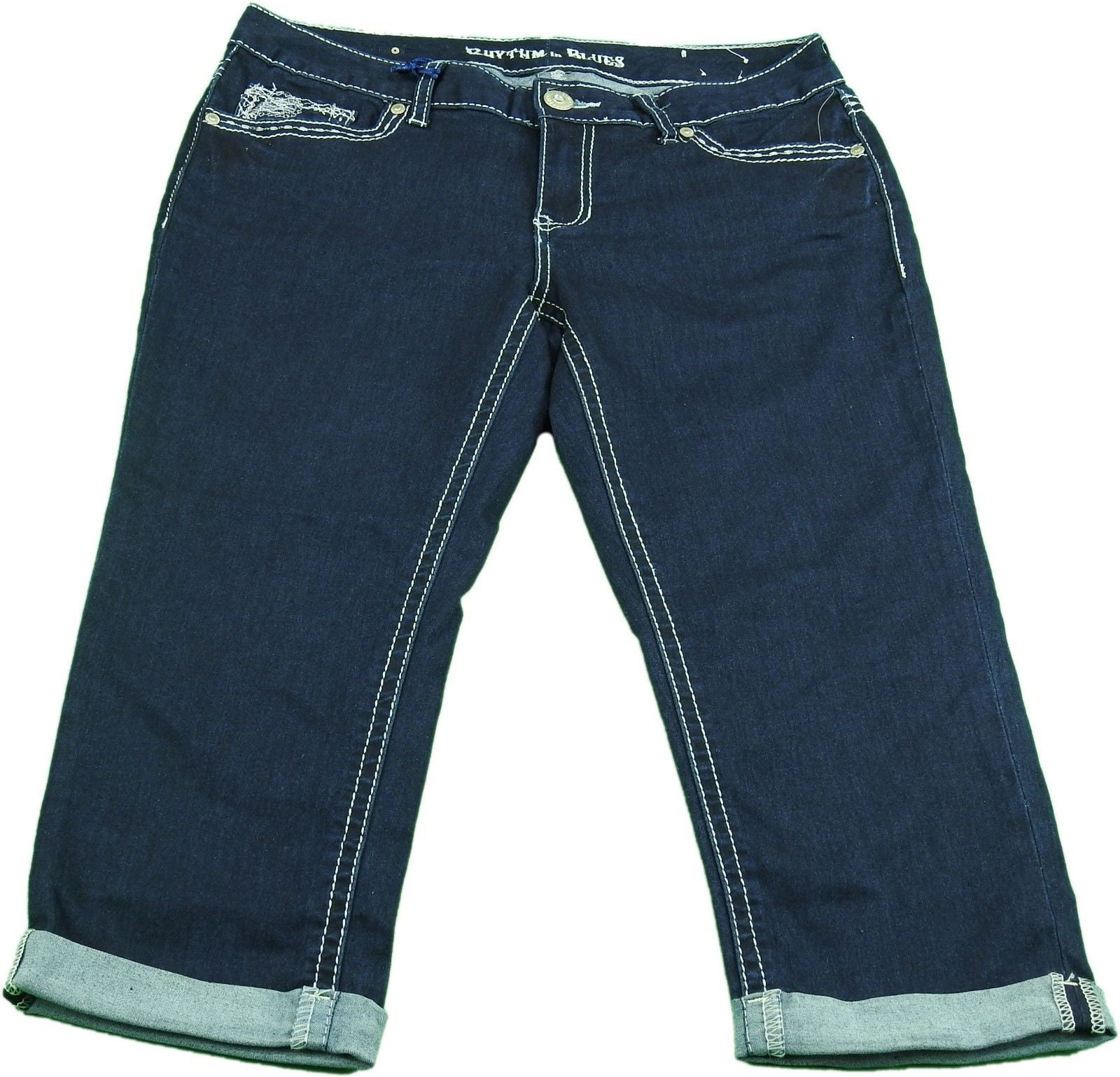 Fit Capri Denim Jeans 