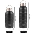 thumbnail image 3 of Termos para agua Taza aislada para exteriores de 750/1000ML, vacío de gran capacidad de acero inoxidable a prueba de fugas, 3 of 5