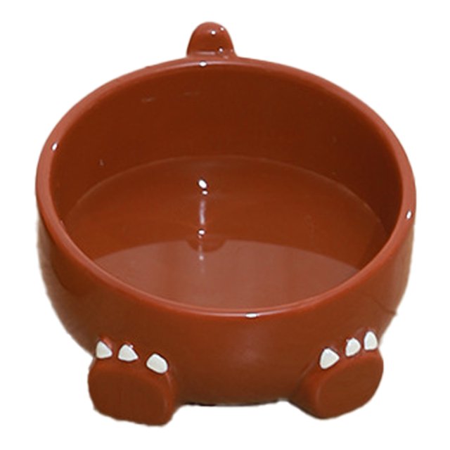 Lindo cuenco de cerámica para gatos, cuencos de cerámica para mascotas para gatos y perros, plato para mascotas para comida y agua secas o húmedas