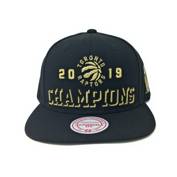 Mitchell Champions des Raptors de Toronto 2019 et Ness - Casquette Snapback Noir/or