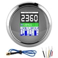 thumbnail image 4 of FLAMEEN Multifunction Gauge 85mm RPM Temp Oil Pressure Fuel Level Meter For Car Outboard Motorcycle,Multifunction Instrument,Multifunction Gauge, 4 of 8