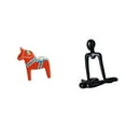 thumbnail image 1 of Escultura Abstracta De Un Caballo Pensador De Dalecarlia Sueco. Figura Coleccionable Para Estantería, Armario, Decoración Del Hogar, Dormitorio, Chimenea O Entrada., 1 of 8