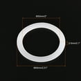 thumbnail image 2 of Uxcell Gasket Seal Coffee Maker White Silicone Ring  50x64x2.5mm for 3-Cup Aluminium Coffee Pot, Pack of 3, 2 of 5