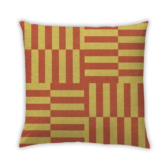 Ahgly Company Indoor Square Contemporary Throw Pillow, 18 inch by 18 inch