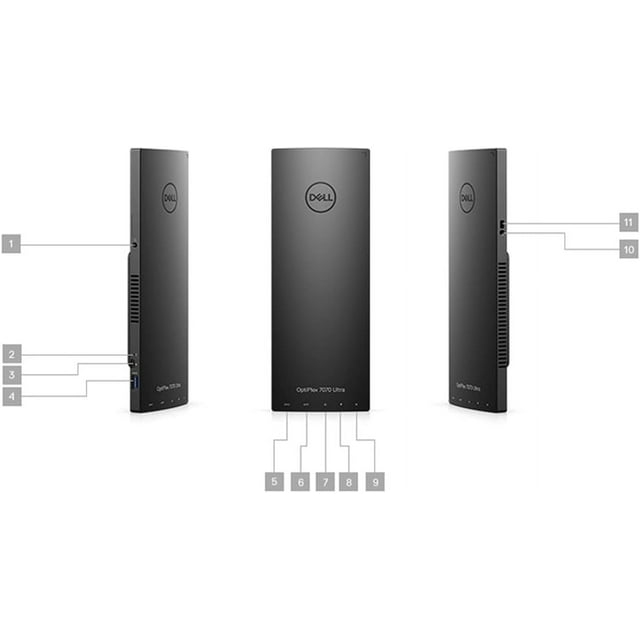 Dell OptiPlex 7070 Ultra, Tiny, i5-8265U, 16 Go, 512 Go Remis à Neuf