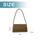 thumbnail image 2 of Bolso bandolera para mujer, bolso de cuero artificial, bolso de mano elegante, 2 of 5