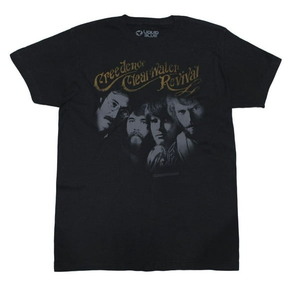Men's Creedence Clearwater Revival Pendulum Slim Fit T-shirt Small Charcoal