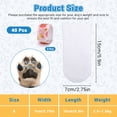 thumbnail image 2 of 40 Pieces Waterproof Disposable Dog Booties Protector, Small Dog Feet Covers with Adjustable Self-Adhesive Bandage, Disposable Dog Shoes Boots for Indoor and Outdoor Use Paw Protection (S), 2 of 7