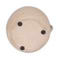 thumbnail image 4 of Vase Pottery Paper Mache Handle Detail 10" Ivory Tan for Home Office Bedroom Living Room Decor, 4 of 13