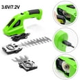 2in1 Electric Cordless Hedge Plants Trimmer Handheld Grass Shear