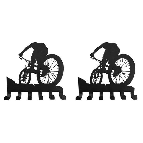 2x Supports vélo rangement vélo plafond Garage Ascenseur VTT Stockage  bicyclette, noir