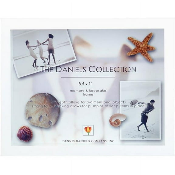 Dennis Daniels W5911W 8. 5 x 11 Craft Box Frame, White