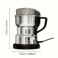 thumbnail image 5 of Electric Coffee & Grain Grinder, 110V US Plug, Home Brewing & Grinding Coffee Beans, Durable Stainless Steel Modern Kitchen Tool, 5 of 10