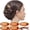 Brown, variant on 6 count Lay Flat Claw Hair Clips Women Curved Side Opening Slide Comb  Hold No Slip Grip  Clamp  Barrette Thin Hair, Large Classic Multicolor