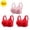 A_ Pink, variant on Fashion 3 Pack Plus Size Bras for Old Women No Underwire Full Coverage Sport Bra Comfortable Vest Style Bras Push Up Underwear Red XL