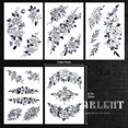thumbnail image 3 of WWS-CHARLNET Flower Semi-Permanent Tattoos for Women - 2 Weeks Long Last Rose Fake Tattoos for Women Arm Body/Fades Naturally/No Reflection/Waterproof/Realistic, 3 of 4