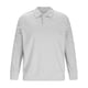 thumbnail image 4 of RKSTN Men's Waffles Knit Polos Shirts Oversized Quarter Button Turndown Collar T Shirt Pullover Top Mens Casual Solid Lapel Loose Fits Comfy Big and Tall Long Sleeve Golf Shirts Fall Spring Clothes, 4 of 6