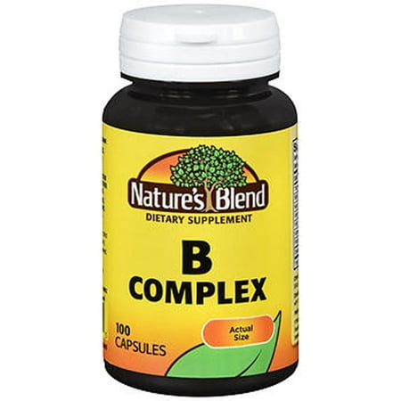 Nature's Blend B Complex Capsules, 100 Count