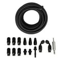 thumbnail image 2 of Fuel Hose Fitting Adapter Kit, Heat  Flexible 6AN 3/8in Fuel Line Fitting Kit PTFE Rubber  For LS Swap EFI System, 2 of 8