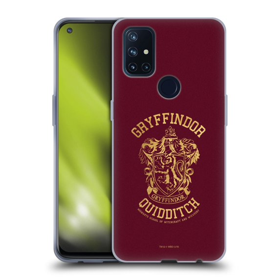 Head Case Designs Officially Licensed Harry Potter Deathly Hallows X Gryffindor Quidditch Soft Gel Case Compatible with OnePlus OnePlus Nord N10 5G