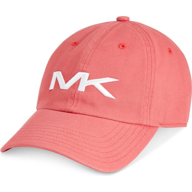 Michael Kors Logo Strapback Gorra de béisbol para hombre, rosa, talla única Michael Kors Gorra de beisbol