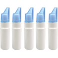 thumbnail image 1 of 5 botellas de spray nasal de plástico vacías, recipiente reutilizable, pulverizador de niebla fina (60 ml), 1 of 5
