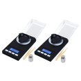 thumbnail image 1 of 2x básculas de cocina digitales de precisión para laboratorio, , joyería, 50g jinwen Báscula de joyería digital Gramo, 1 of 8