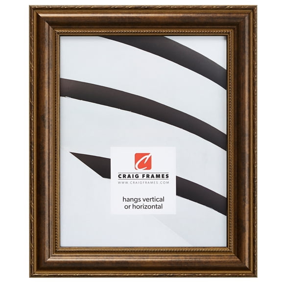 Craig Frames Bronze 9x13 inch Picture Victoria Picture Frame