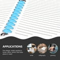 thumbnail image 2 of EeaseCA 44pcs Plastic Book Binding Discs Leaf Binder Binder Rings for DIY Notepads Planners, 2 of 7
