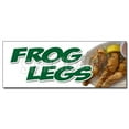 thumbnail image 1 of SignMission D-24 Frog Legs 24 in. Frog Legs Decal Sticker - Sauteed Grilled French Battered Deep Fried Food, 1 of 1