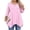 Shirts-Pink, variant on Gamivast Womens Holiday Tops Plus Size 3/4 Sleeve Polka-Dot Tunic Going Out Shirts Trendy Casual Crewneck Asymmetric Hem Dressy Blouse Fashion Clothing