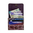 thumbnail image 5 of Wine Turtleback Slim Leather Unisex Wallet/ Leather Card wallet / Leather Cash Wallet, 5 of 5