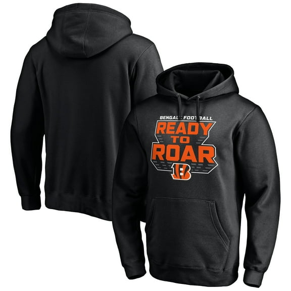Men's Black Cincinnati Bengals Hometown Collection Sweep Pullover Hoodie