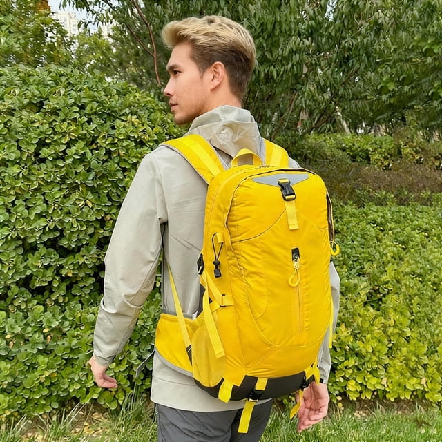BotaniNest Sac à Dos de Randonnée Extérieur Grande Capacité Respirant Sports pour Randonnée Camping Voyage Sac de Jour Aquatique avec Multiples Compartiments