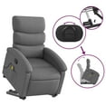 thumbnail image 4 of vidaXL Stand Up Massage Recliner Chair Dark Gray, 4 of 5