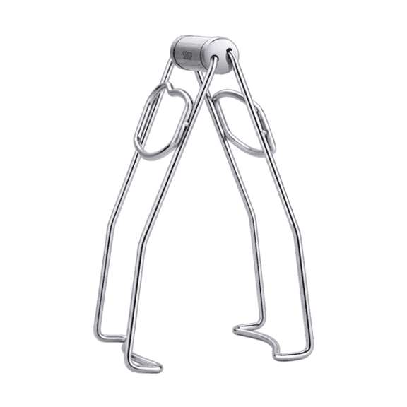 GIXUSIL Stainless Steel Dish Plate Clip, Kitchen Folding Hot Plate Lifter Universal Bowl Retriever Tongs Anti scalding Bowls Clamp Crockery Holder Pan Tool Cooking Hot Microwave Oven Pots,Silver