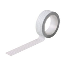 15mm x 10m Grid Washi Tape, Decorative Paper Tape for Scrapbooking, Journaling, Crafts, School Supplies, Border & Box Decoration, 6-Pack Pastel Colors