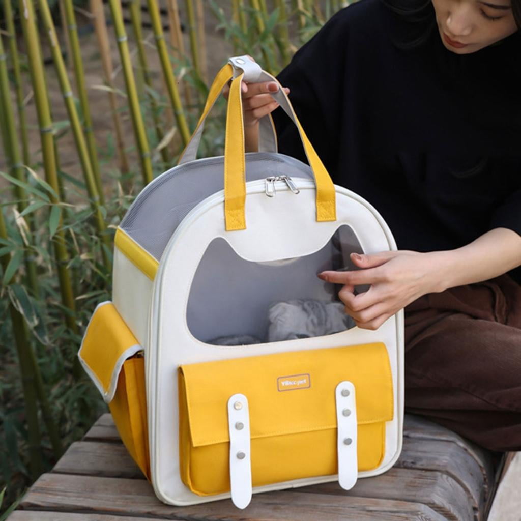 Dog Carrier Cage Four Season Cat Travel Carrier Bag Portable Carrier Backpacks