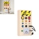 thumbnail image 5 of Tablero de actividades de Juguete de Madera LED Para Niños Con Múltiples Interruptores, Luces LED, Mano de Obra Fina y Diseño Educate para Para Niños Pequeños de 36 Meses O Más, 5 of 7