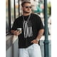 thumbnail image 4 of Camisetas para hombre, camisetas grises de manga corta con bandera estadounidense y cuello redondo, camisetas informales holgadas para adolescentes y niños., 4 of 8