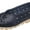 Black, variant on Womens Orthopedic Loafers in Breathable Leather Comfortable Hollow Soft Flats Sandals Summer Casual Slip-On Shoes