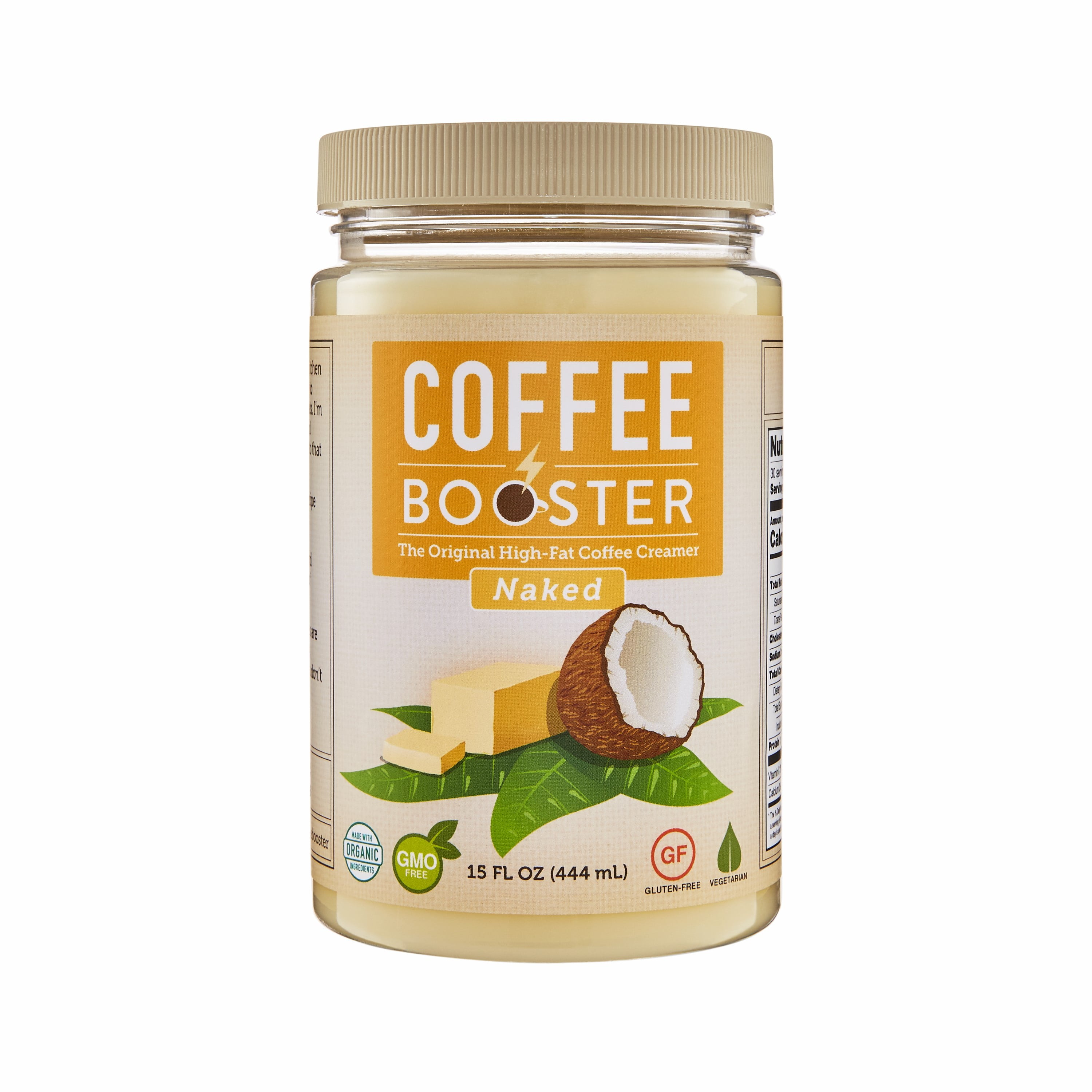 Coffee Booster Naked The Original High Fat Coffee Creamer All