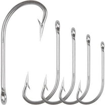 30pcs Long Shank O'shaughnessy Fishing Hook Saltwater Fish hook Stainless Steel